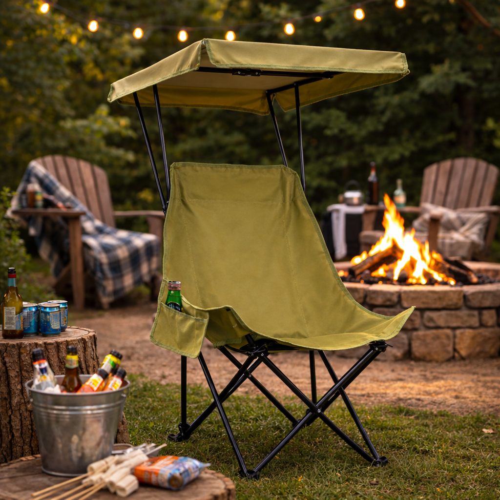 ALPNR S1 Camping Chair with Sunshade