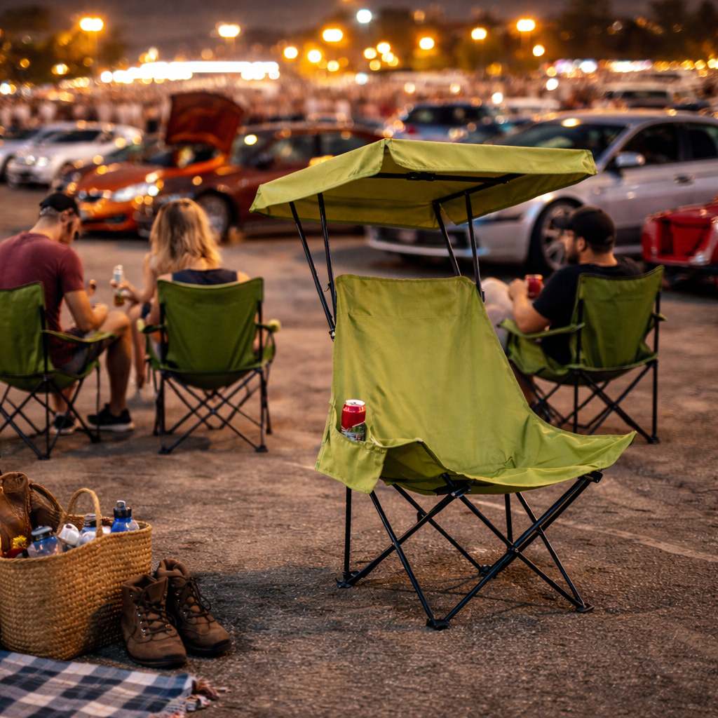 ALPNR S1 Camping Chair with Sunshade