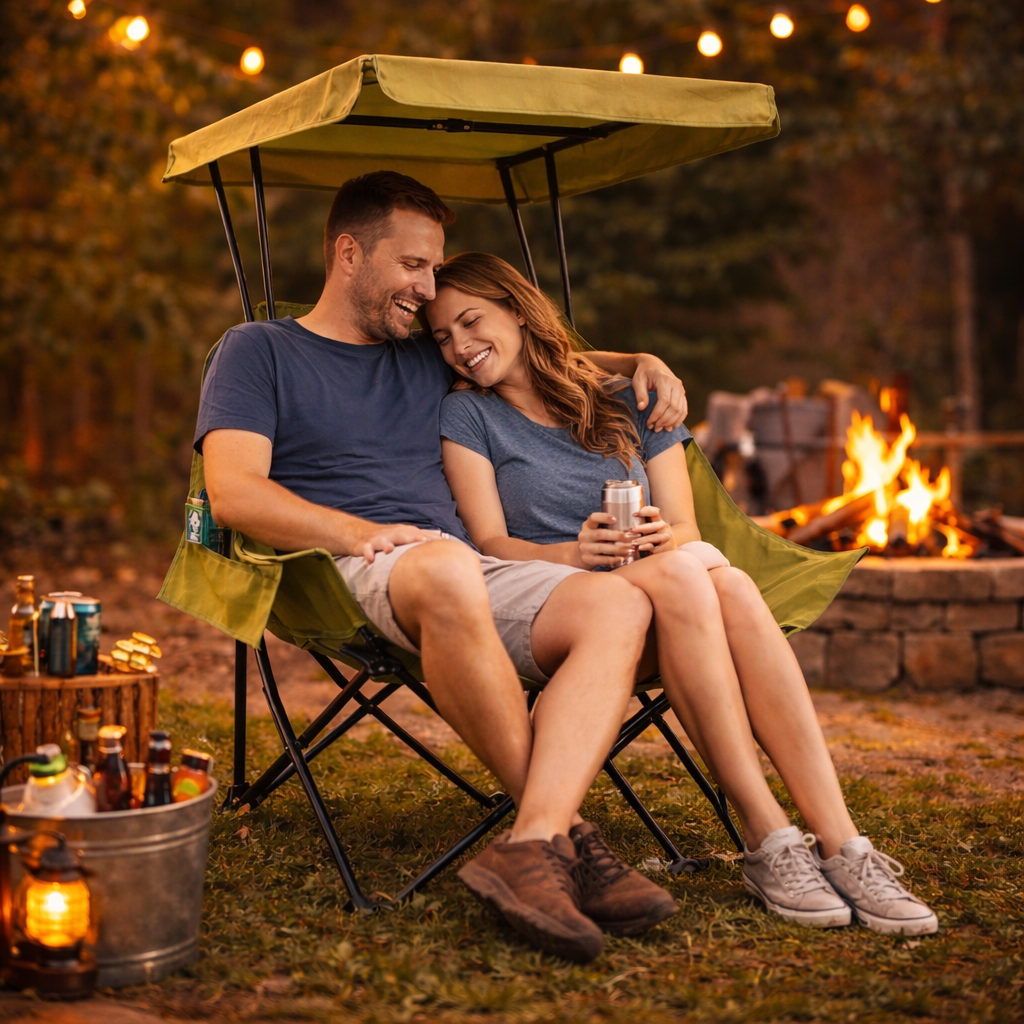 ALPNR S1 Camping Chair with Sunshade